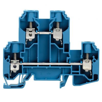 WEIDMULLER WDK 10 BL Zacisk modułowy wielorzędowy, złącze śrubowe, 10 mm², 800 V, 57 A, liczba poziomów: 2, niebieski 1186750000 /50szt./ (1186750000)